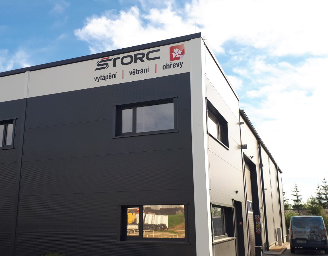 komerční budova s rekuperací - naše sídlo