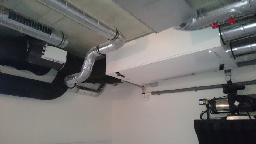 Podstropní rekuperace v bytě