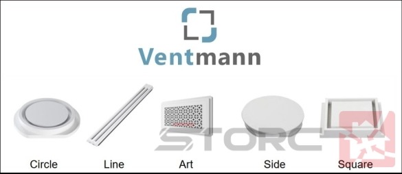 Designové distribuční elementy Ventmann