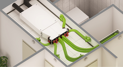 Jedinečné ucelené řešení větrání pro malé prostory