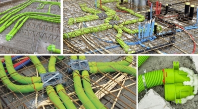 Instalace VZT rozvodu do betonu Instalace VZT rozvodu do betonu